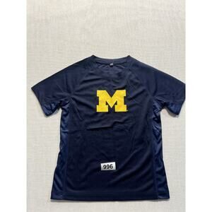 Michigan Men Blue Tee Sz M Pre-Owned Excellent